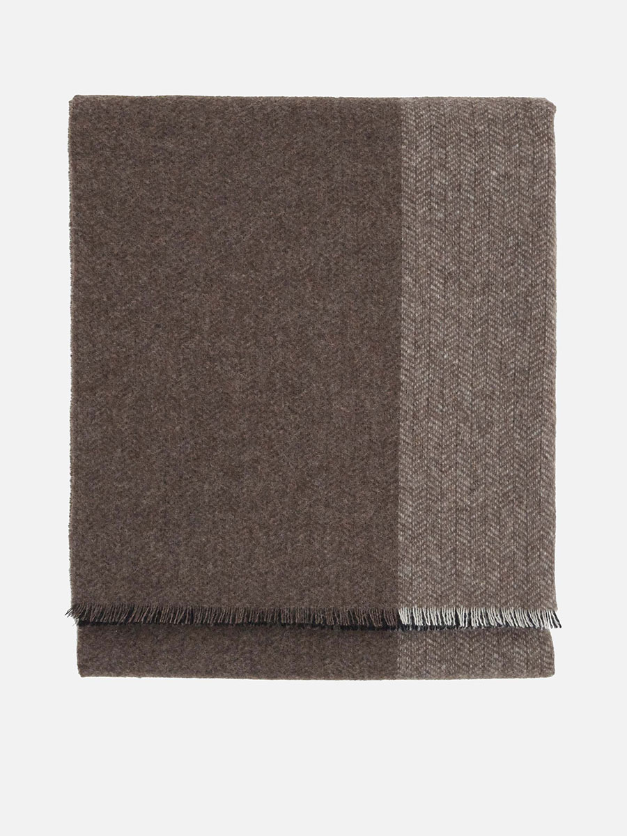 100% wool twill scarf