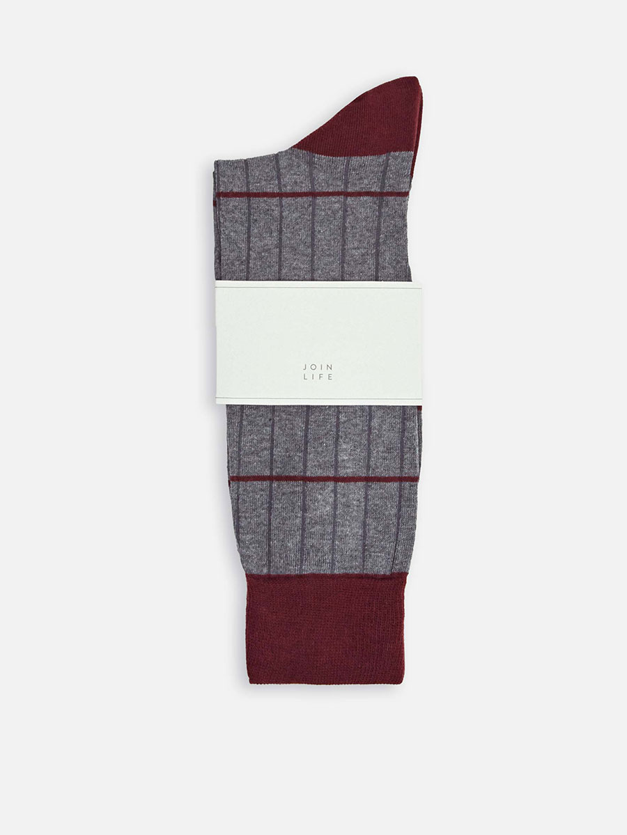 100% cotton ribbed socks