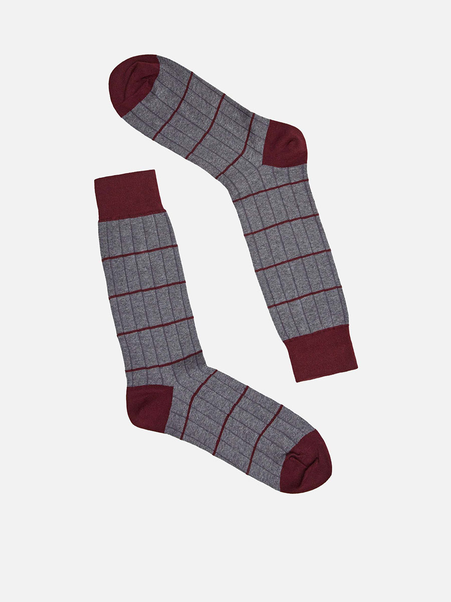 100% cotton ribbed socks