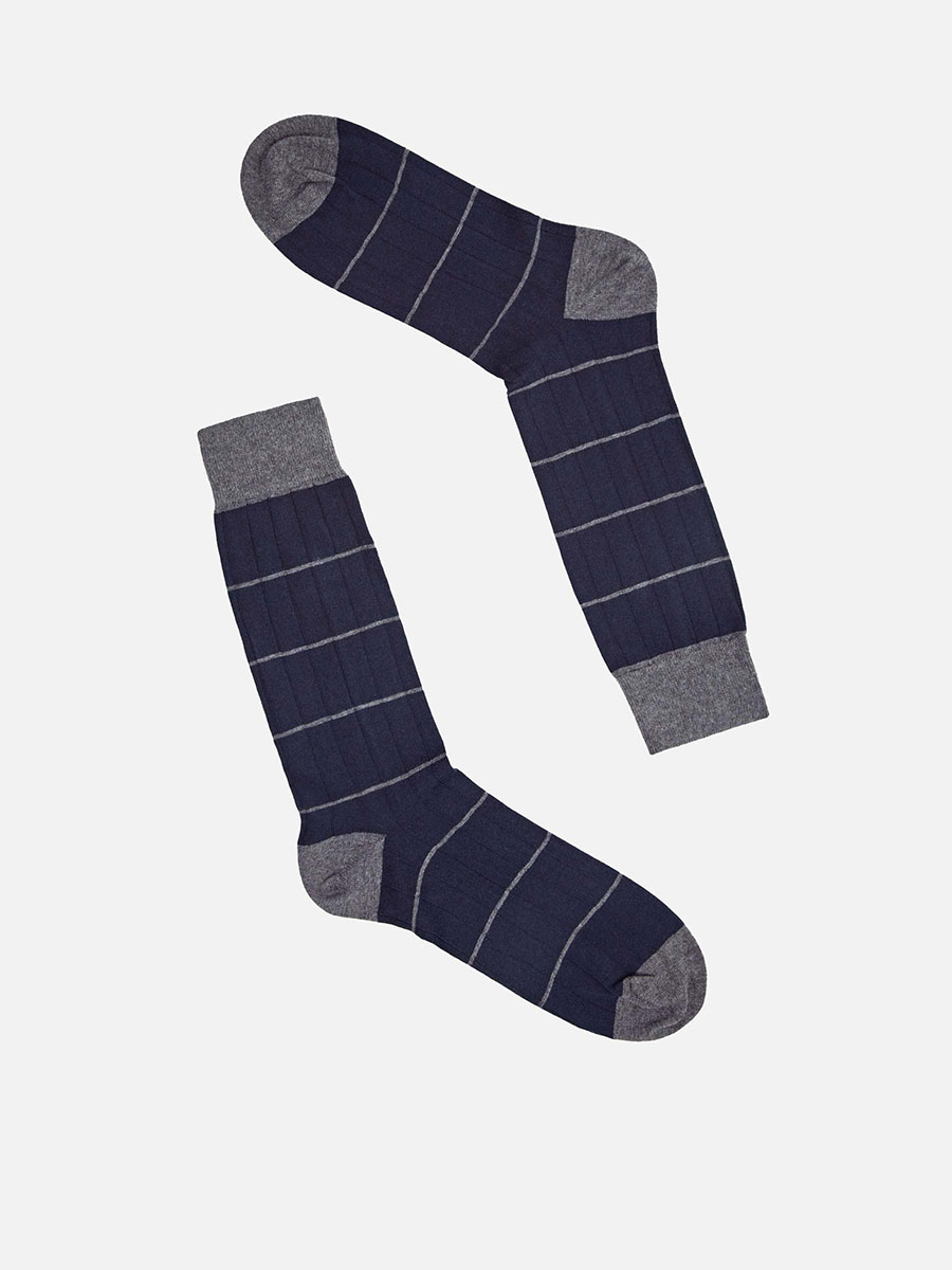 100% cotton ribbed socks