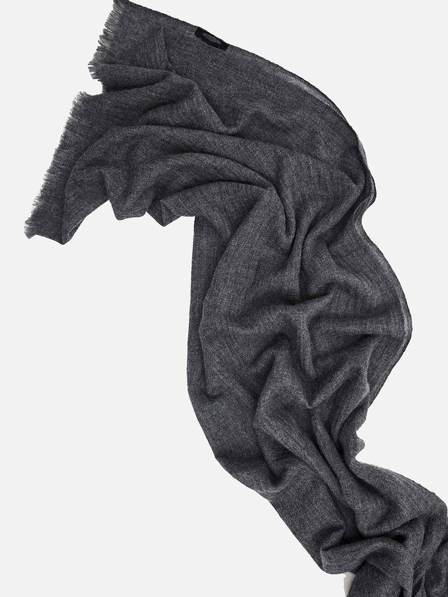 100% wool twill scarf