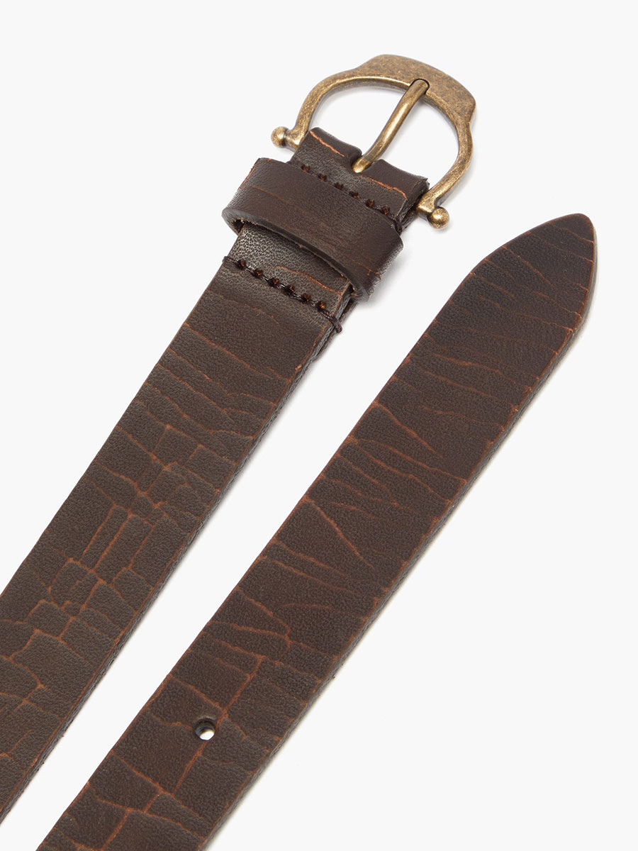 Giglio creased-leather belt