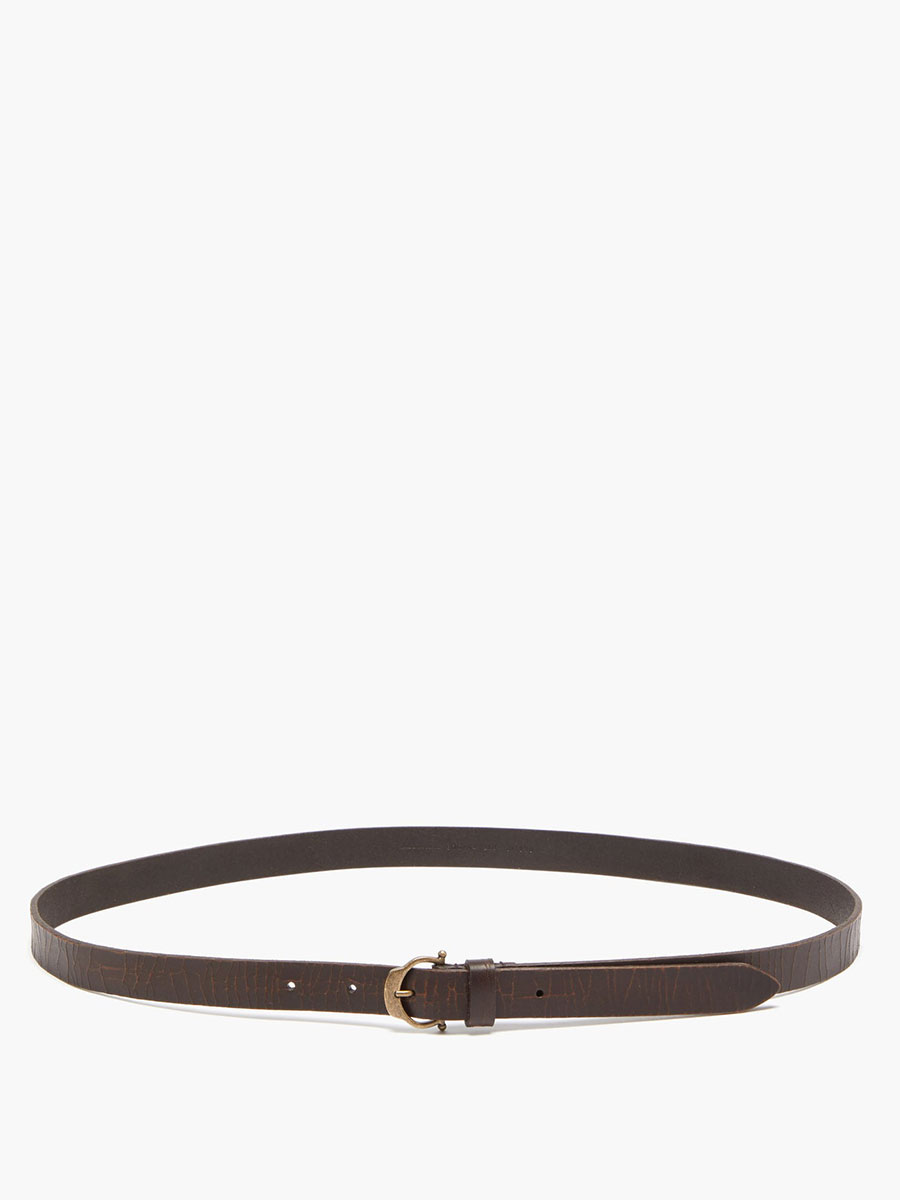 Giglio creased-leather belt