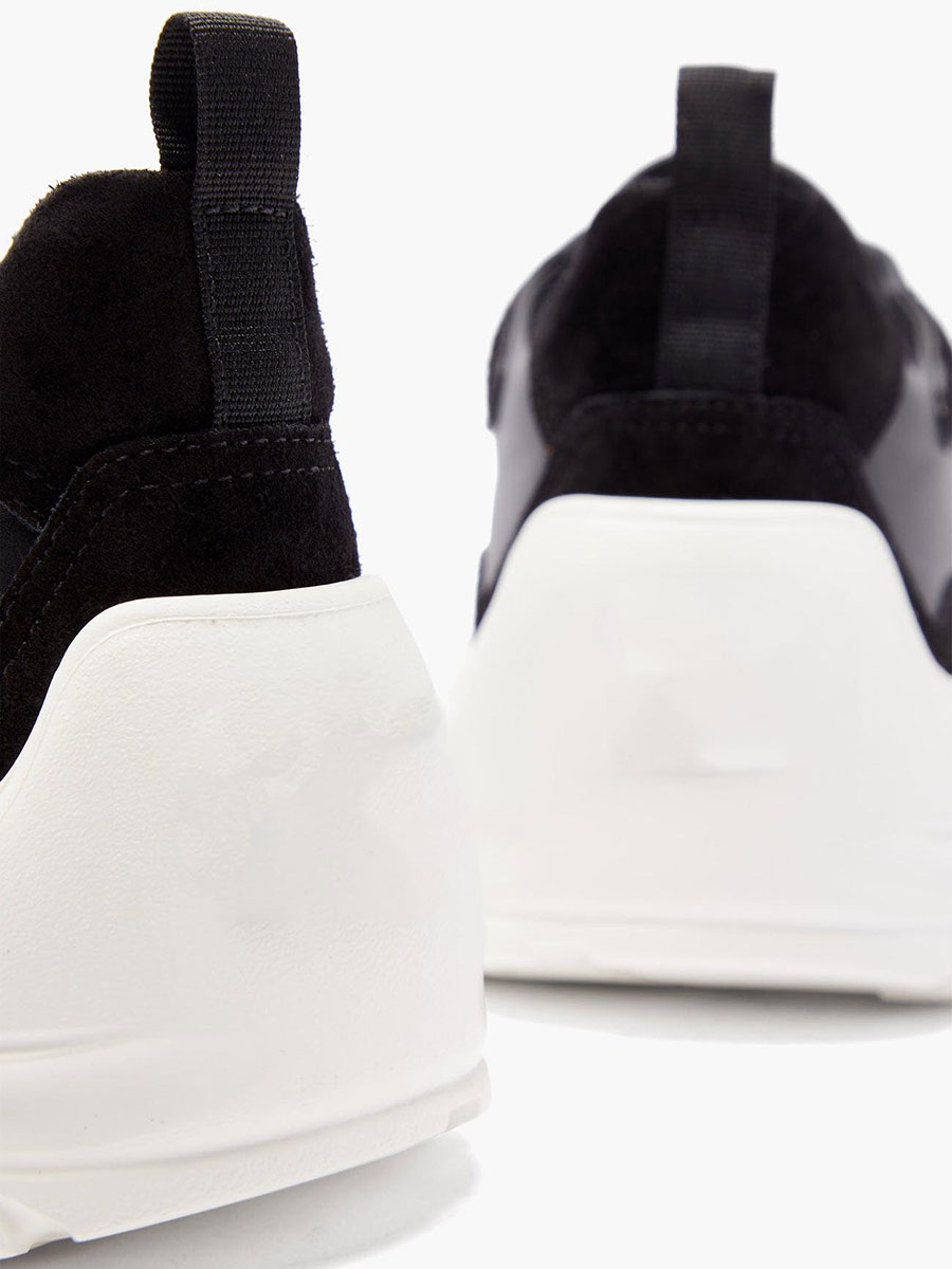 Gumboy logo-print suede trainers